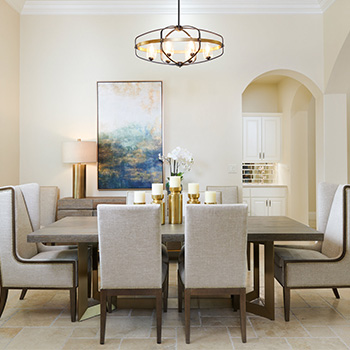 Contemporary dining room image